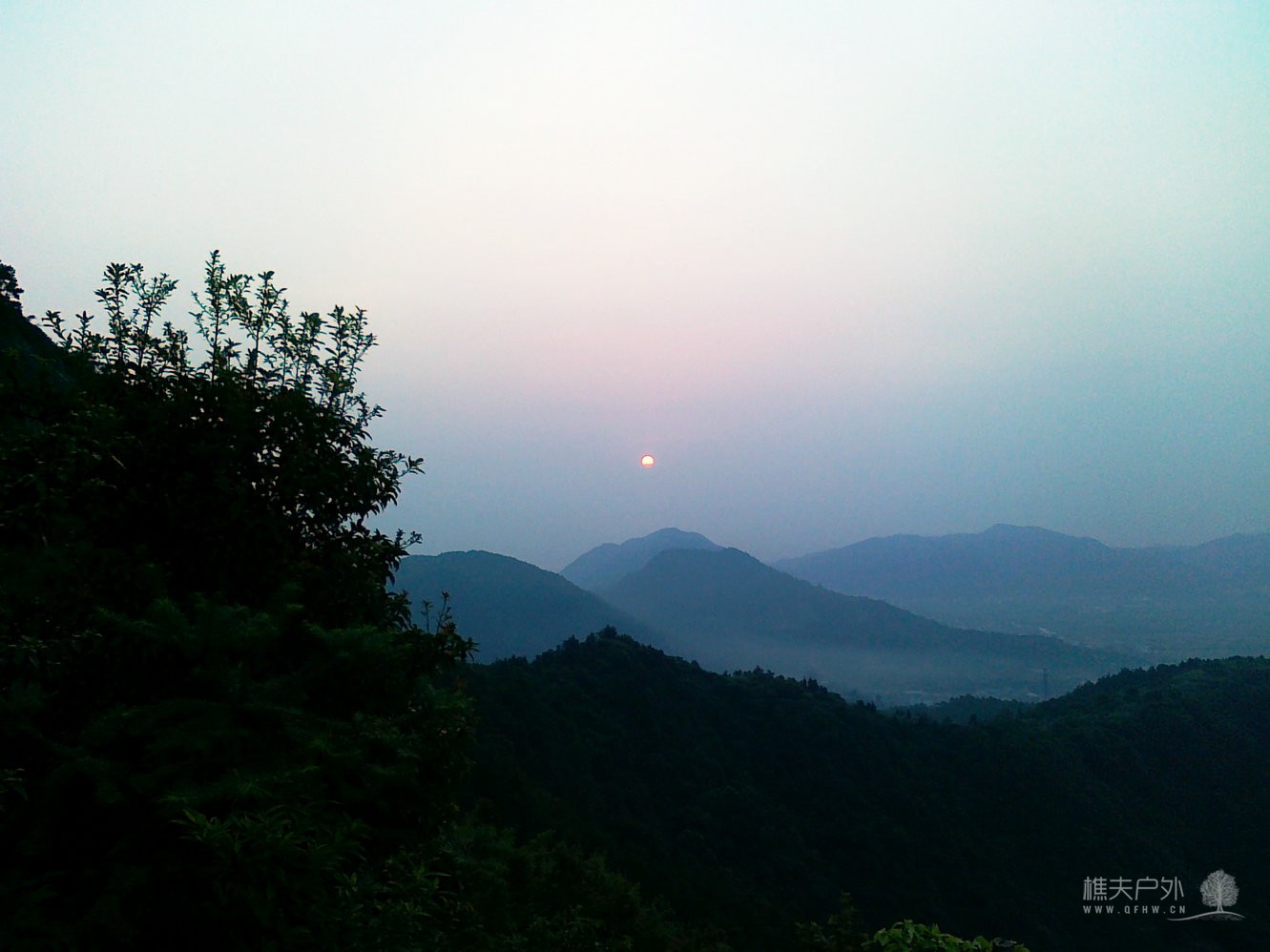 白龙山日出